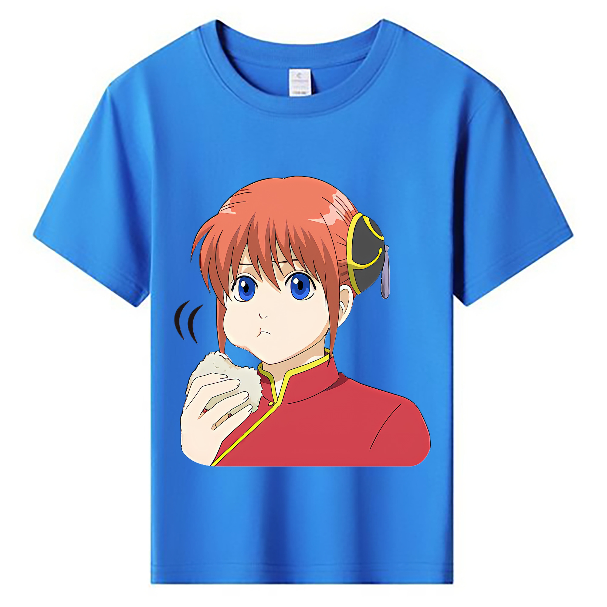 （画像用） ぎんたま 坂田銀時（さかたぎんとき） 神楽 志村新八（しむら しんぱち） GINTAMA Sakata Gintoki Kagura Shimura Shinpachi 綿100％キッズTシャツ（フロントプリント）